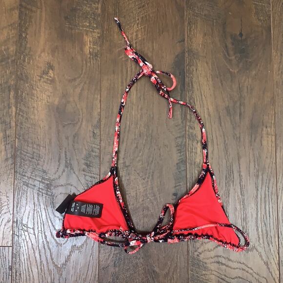 Proenza Schouler Watermelon Coral Red/Black String Bikini - Picture 6 of 10